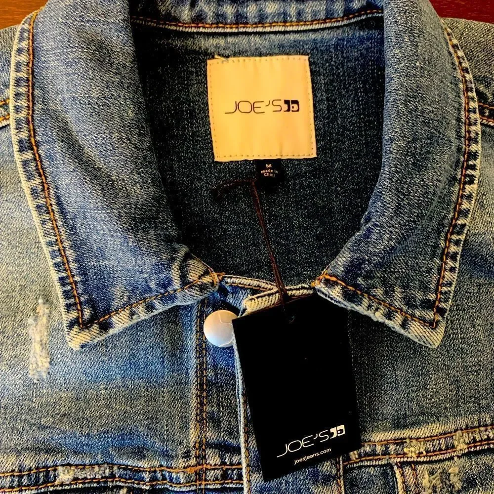 Joe’s men’s  classic Denim Jacket size M, NWT